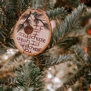 Custom Wooden Holiday Ornament